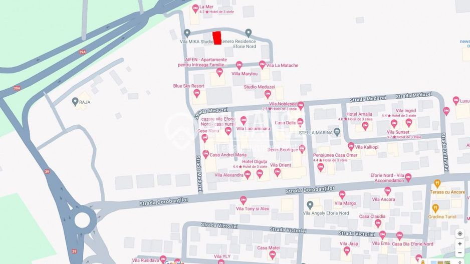 Eforie Nord Steaua de Mare teren 300 mp intravilan - Poză 1