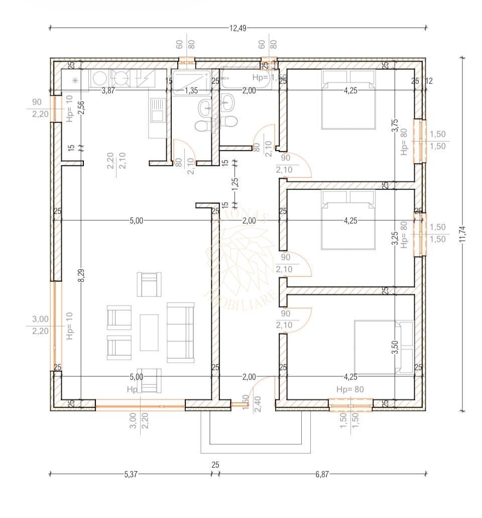 Teren intravilan 500 mp+Proiect Casa-utilitati-Zona OK Shopping Center - Poză 3