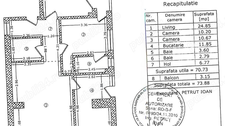 Vand ap. 3 camere Metrou Jiului - Poză 6