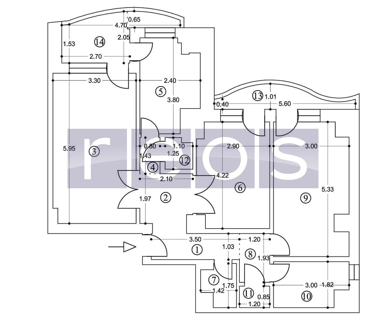 VANZARE 3 CAMERE DECOMANDAT BL. UNIRII - Poză 5