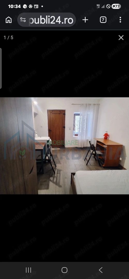 Garsonieră de închiriat în zona Cuza Vodă, Iași, la 5 minute de UMF - Poză 2