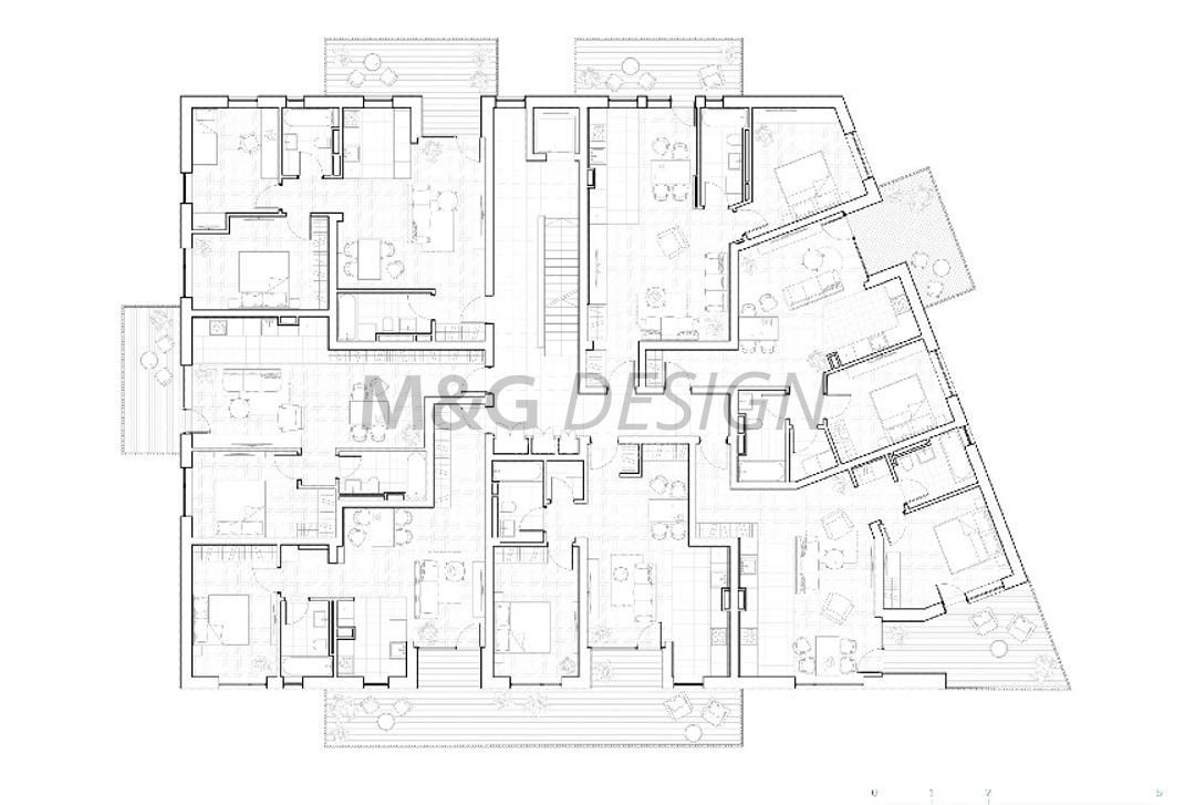 Apartamente 2 3 camere bloc nou Mehala - Schiță 4