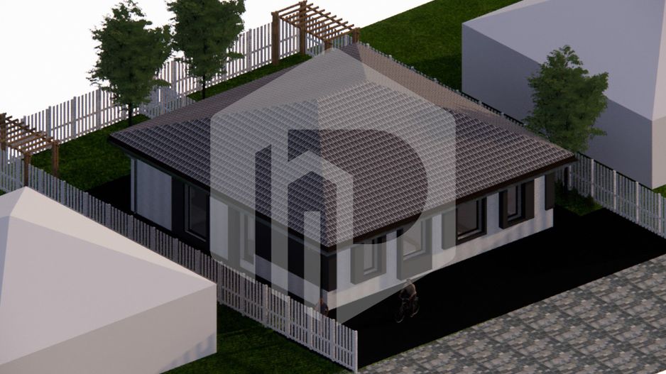 Casa pe un nivel |  - 67mpu - Curte 150mp - Talmaciu \ 15min de Sibiu - Poză 1