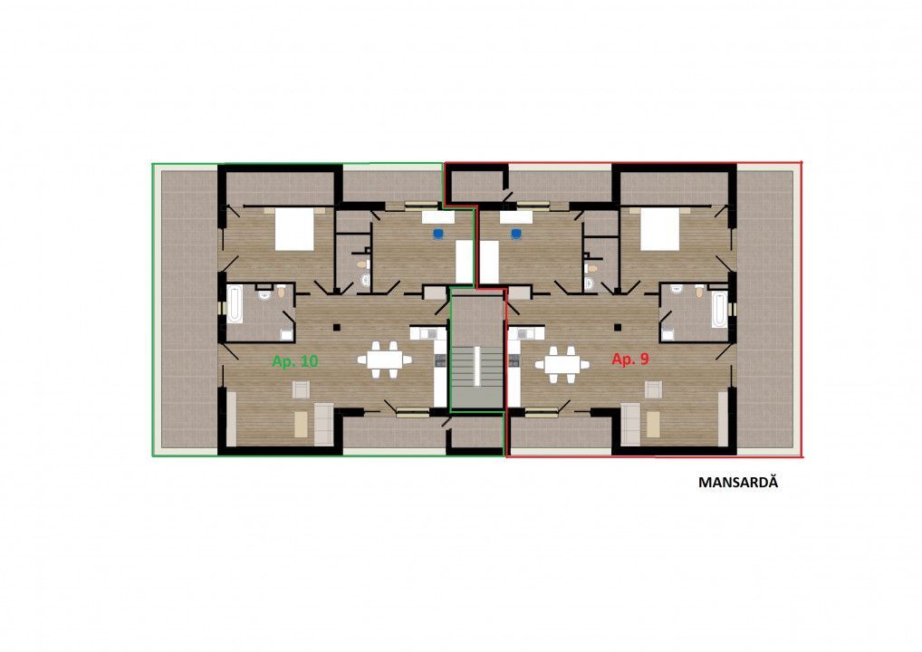 Zorilor Residence, Apartamente Noi 2-3-4 camere - Str. Zorilor - Carei - Poză 7