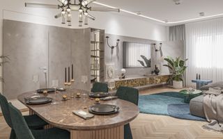 Apartament 4 camere spațios, etaj 12 – Sky Light Residence - Poză 3