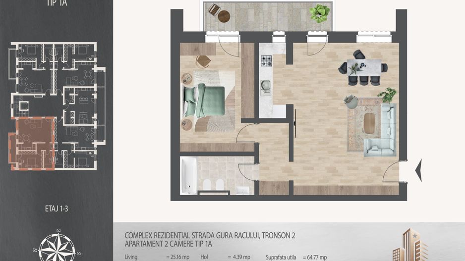 Apartament 2 camere Theodor Pallady,Metrou,Langa scoala Victor Brauner - Poză 5