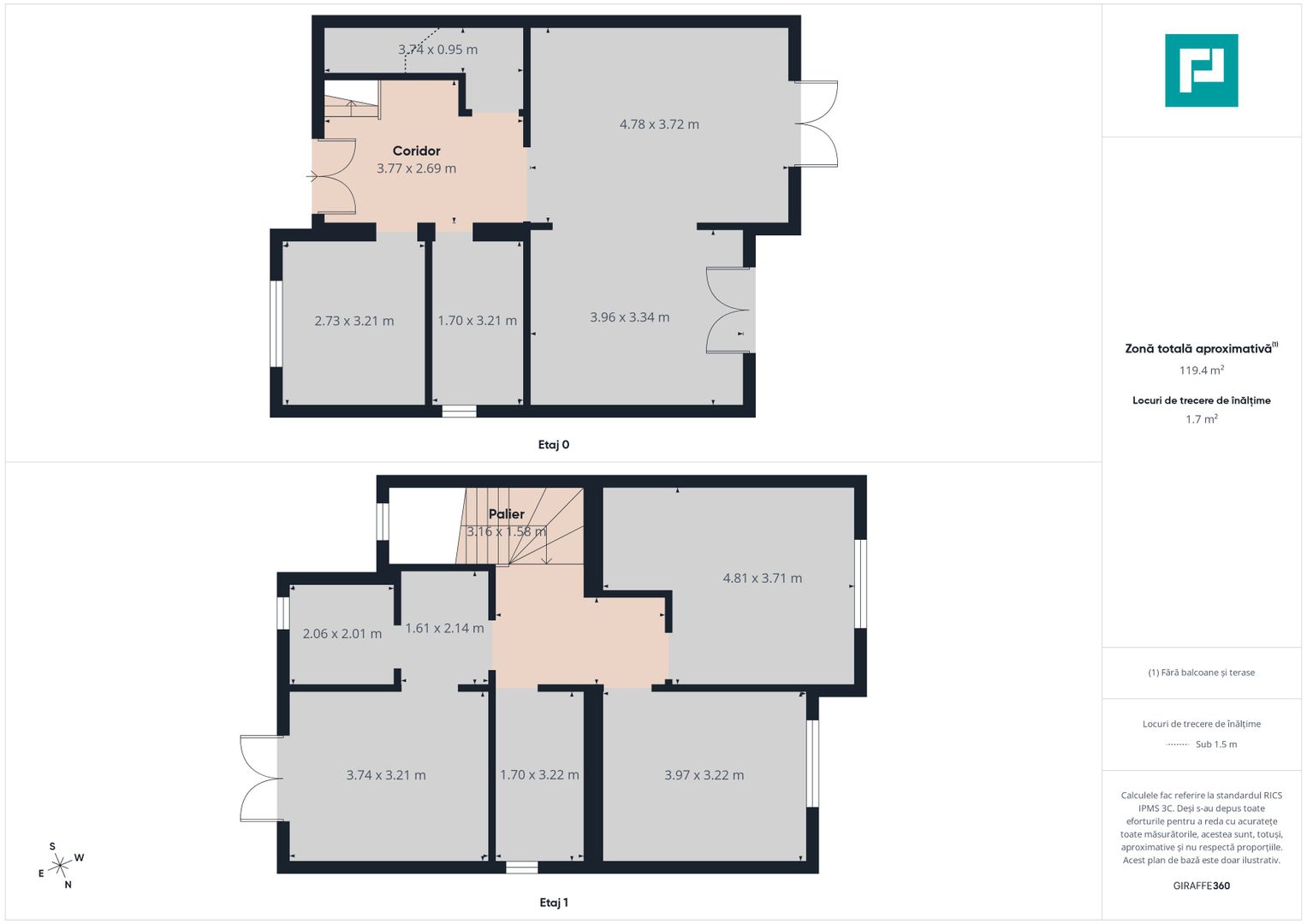 Duplex solid 120 mp, intimitate și calm in Chisoda - Poză 14