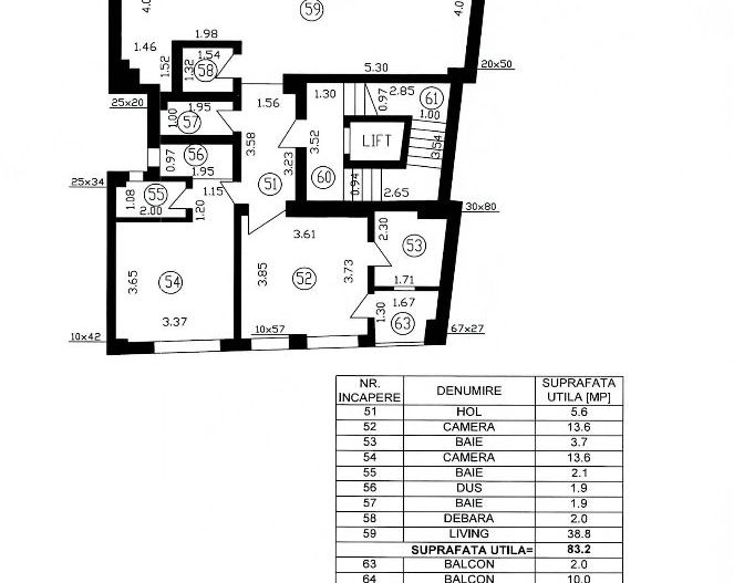 OPORTUNITATE | IMOBIL D+P+4 | 5 APARTAMENTE | LOCURI DE PARCARE - Schiță 8