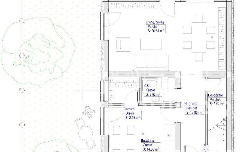 Duplex Modern cu 4 camere in Selimbar, zona Liziera Padurii - Schiță 7