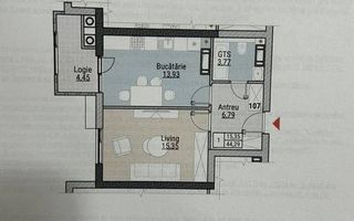 Vânzare, apartament, 1 cameră, strada Regina Elisabeta, Durlești - Poză 7