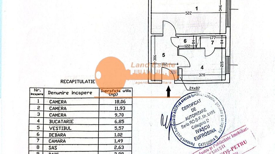 3 camere Rahova - Schiță 10
