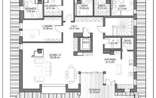 Penthouse de lux la padure,5 camere, 275 mp,  imobil boutique, 3950 Eur plus TVA - Poză 12