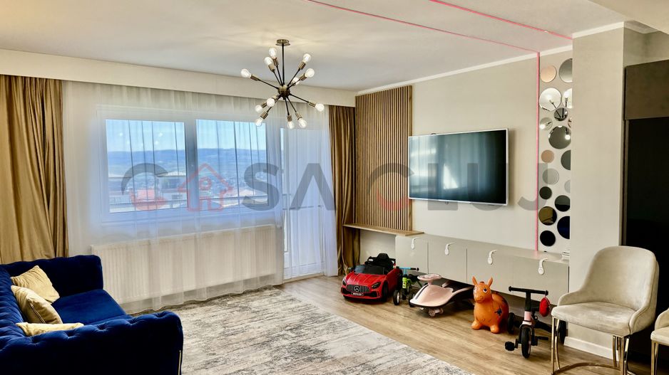 Apartament, parte dintr-un triplex, ultrafinisat, zonă liniștită și view superb! - Poză 4
