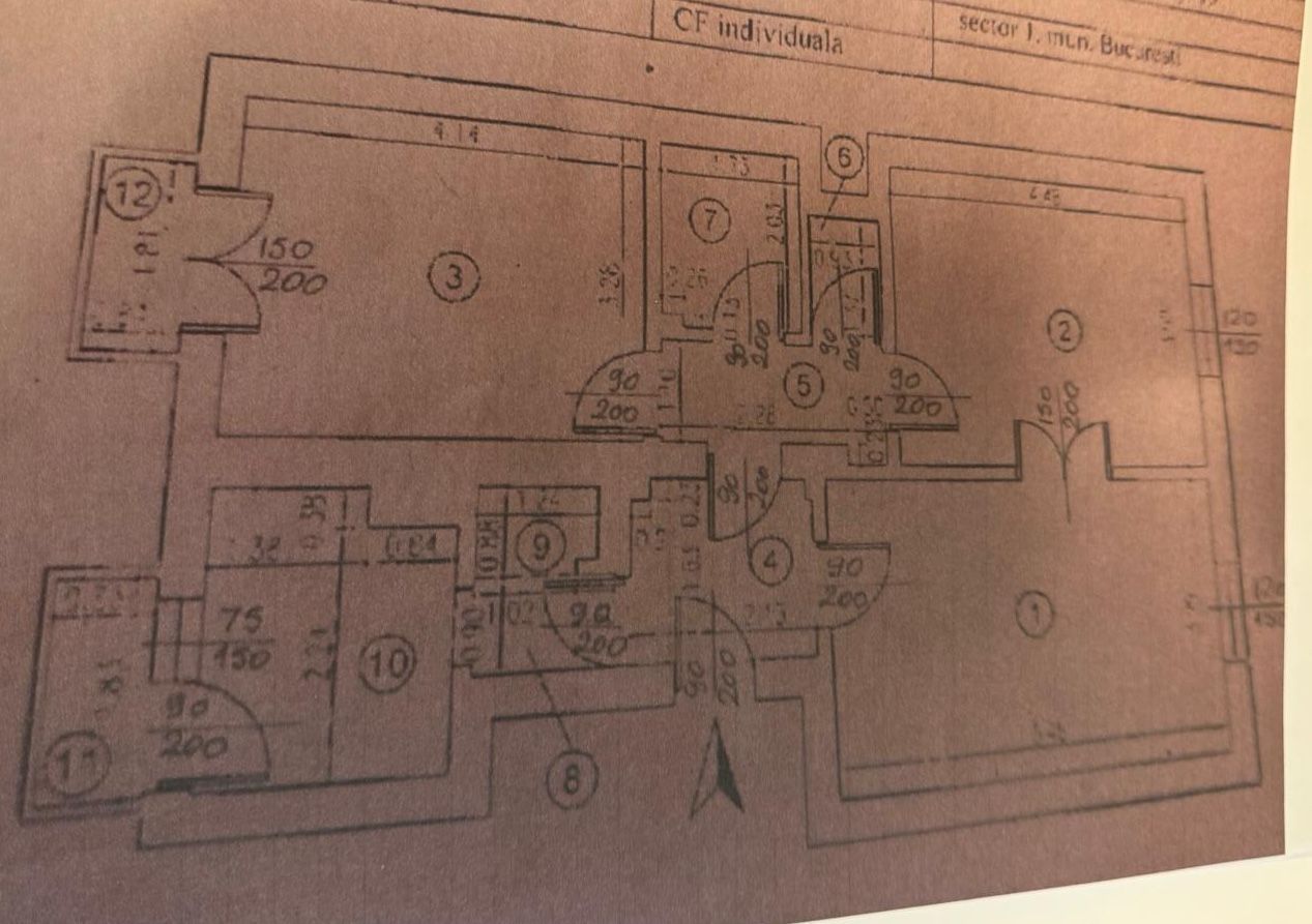APARTAMENT 3 CAMERE | CENTRALA PROPRIE | FARA RISC - Schiță 16