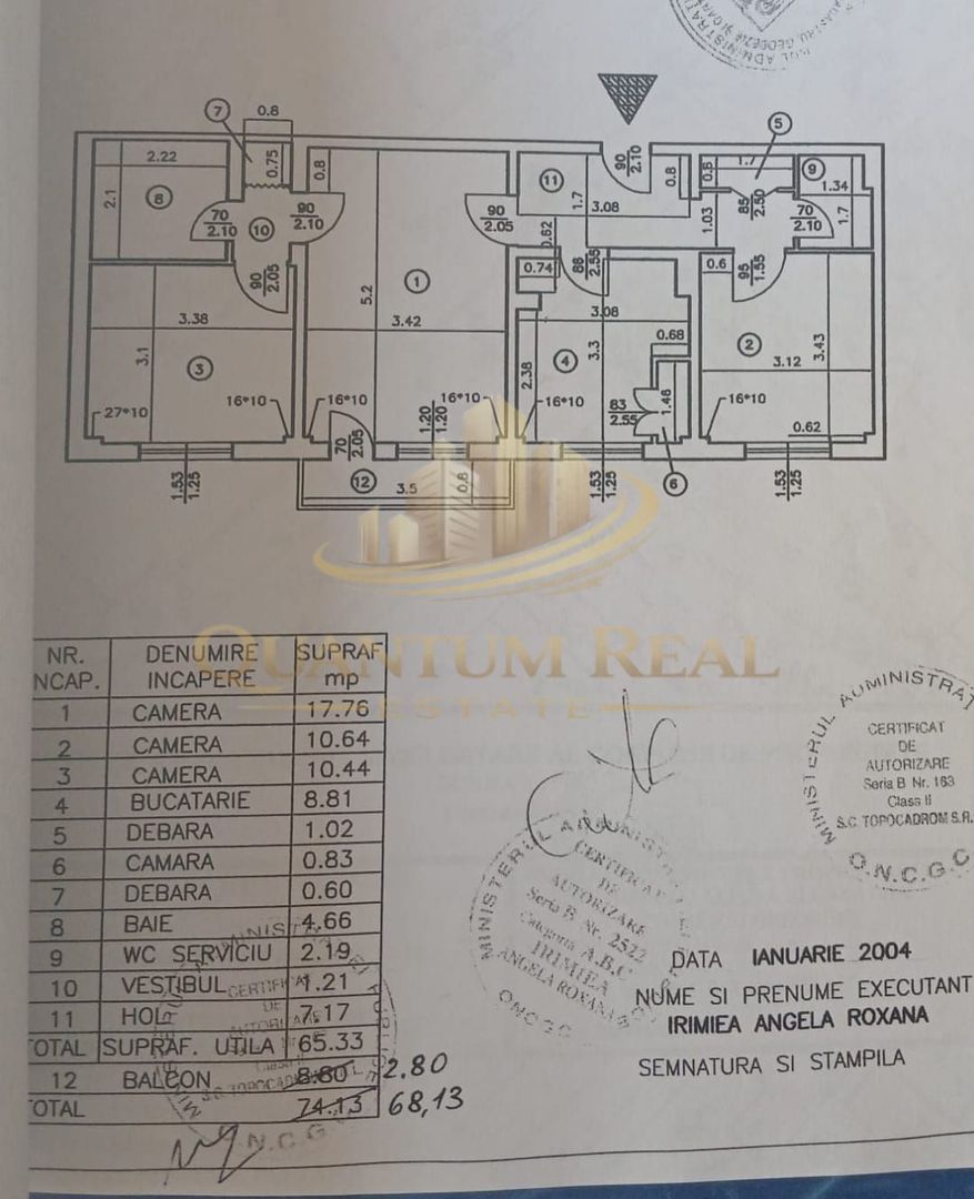 Apartament 3 Camer,Etaj 2 -Mosilor-Fainari. - Poză 1