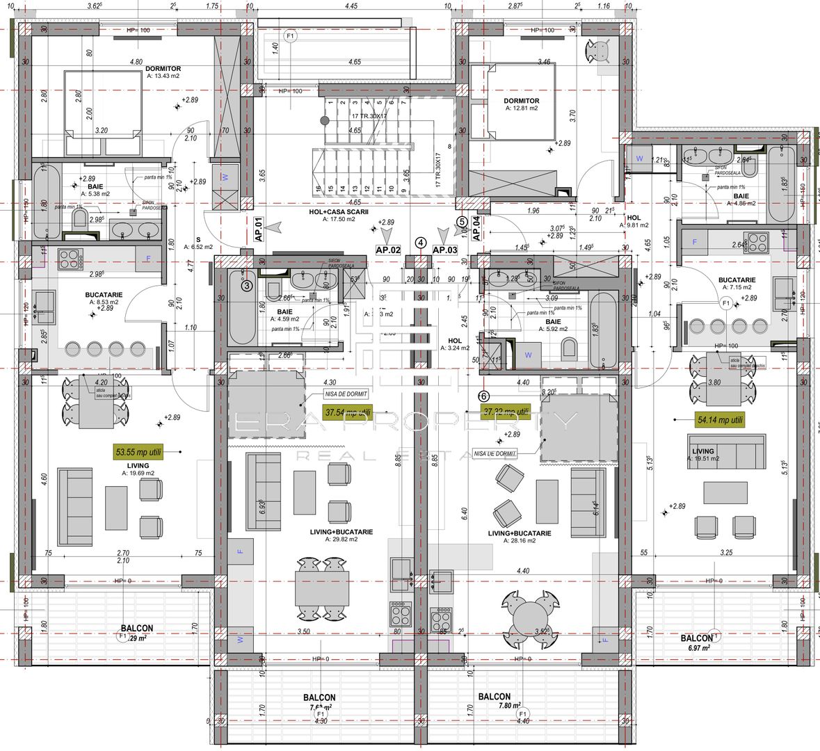 Apartament 1 camera - etaj 1 - intabulat - la cheie - zona Aeroport Sibiu - Schiță 7
