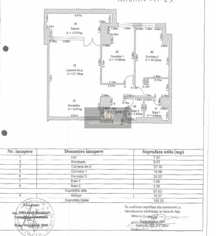 Apartament 3 camere Vita Bella *Parcare 2 locuri*/ Terasa mare - Poză 14