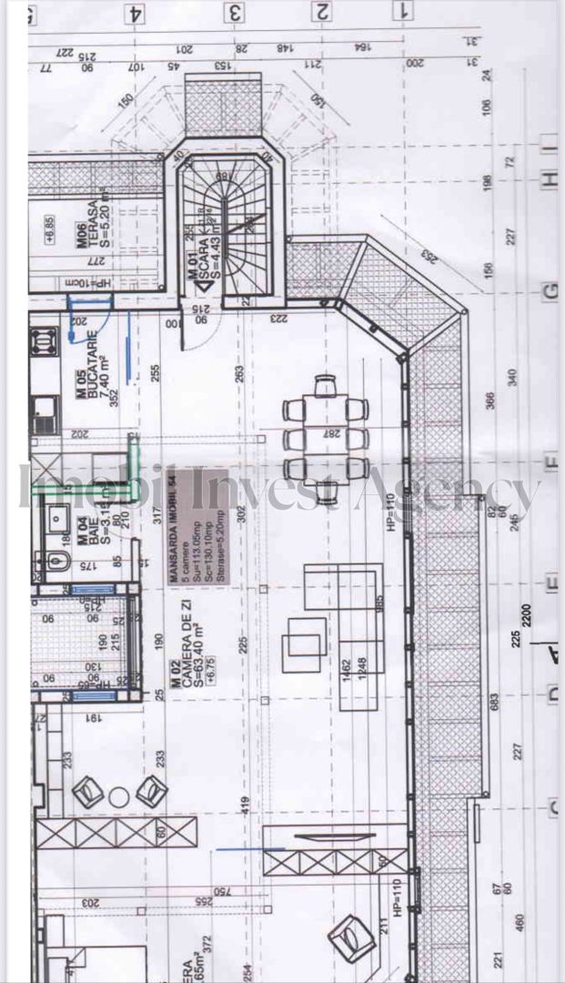 Vilă interbelică restaurată – Dorobanți Capitale 363 mp utili - Schiță 55