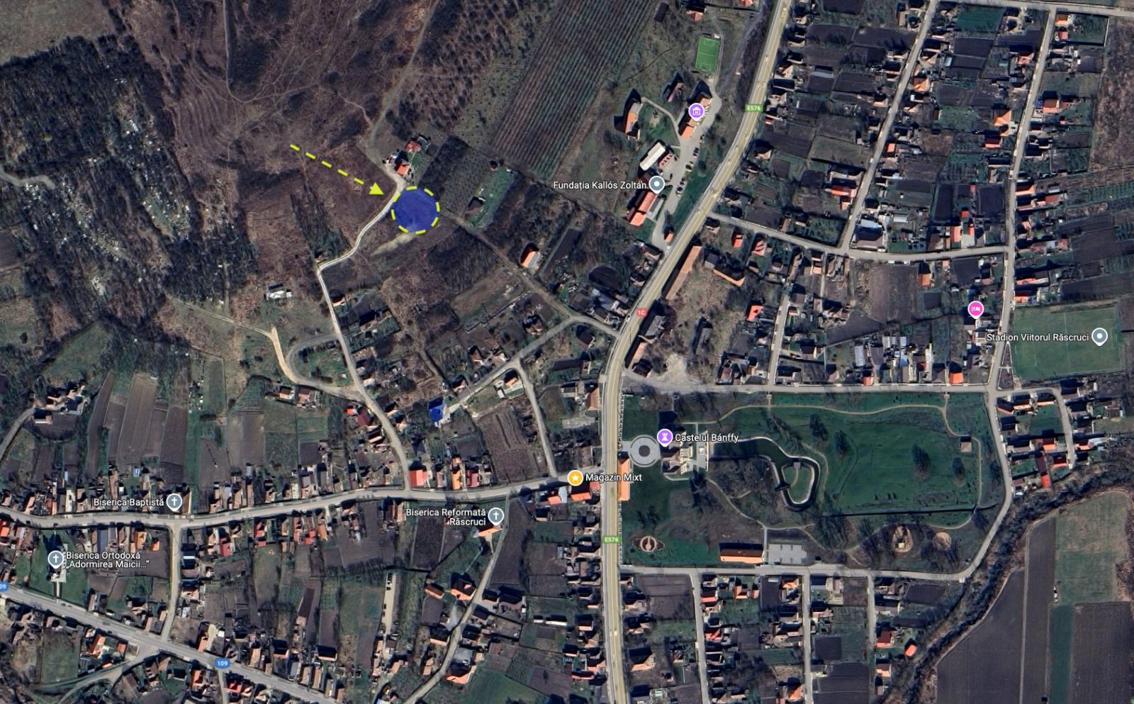 Teren intravilan în Răscruci – 1259 mp, cu vedere panoramică - Poză 1