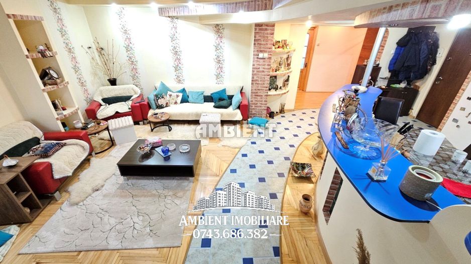 Apartament cu 4 camere, mobilat și utilat, zona TRAIAN; - Poză 5