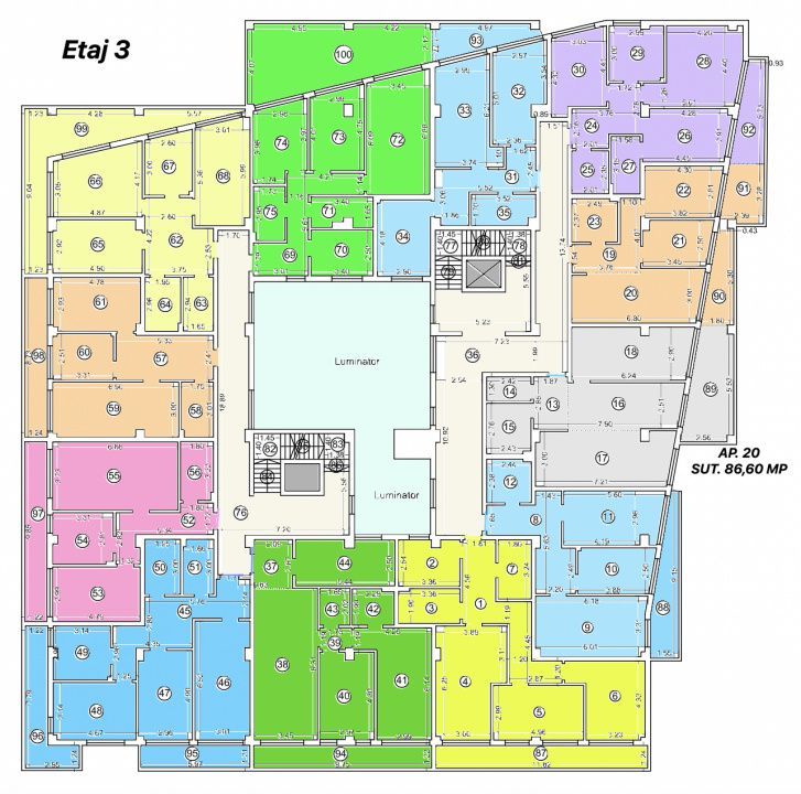 Tomis Nord/Carrefour -Vanzare apartament cu 2 camere, bloc nou. - Poză 7