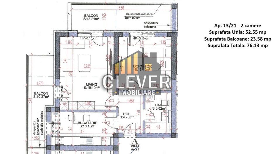 Apartament Superb 2 camere Decomandate Direct Dezvoltator - Poză 5