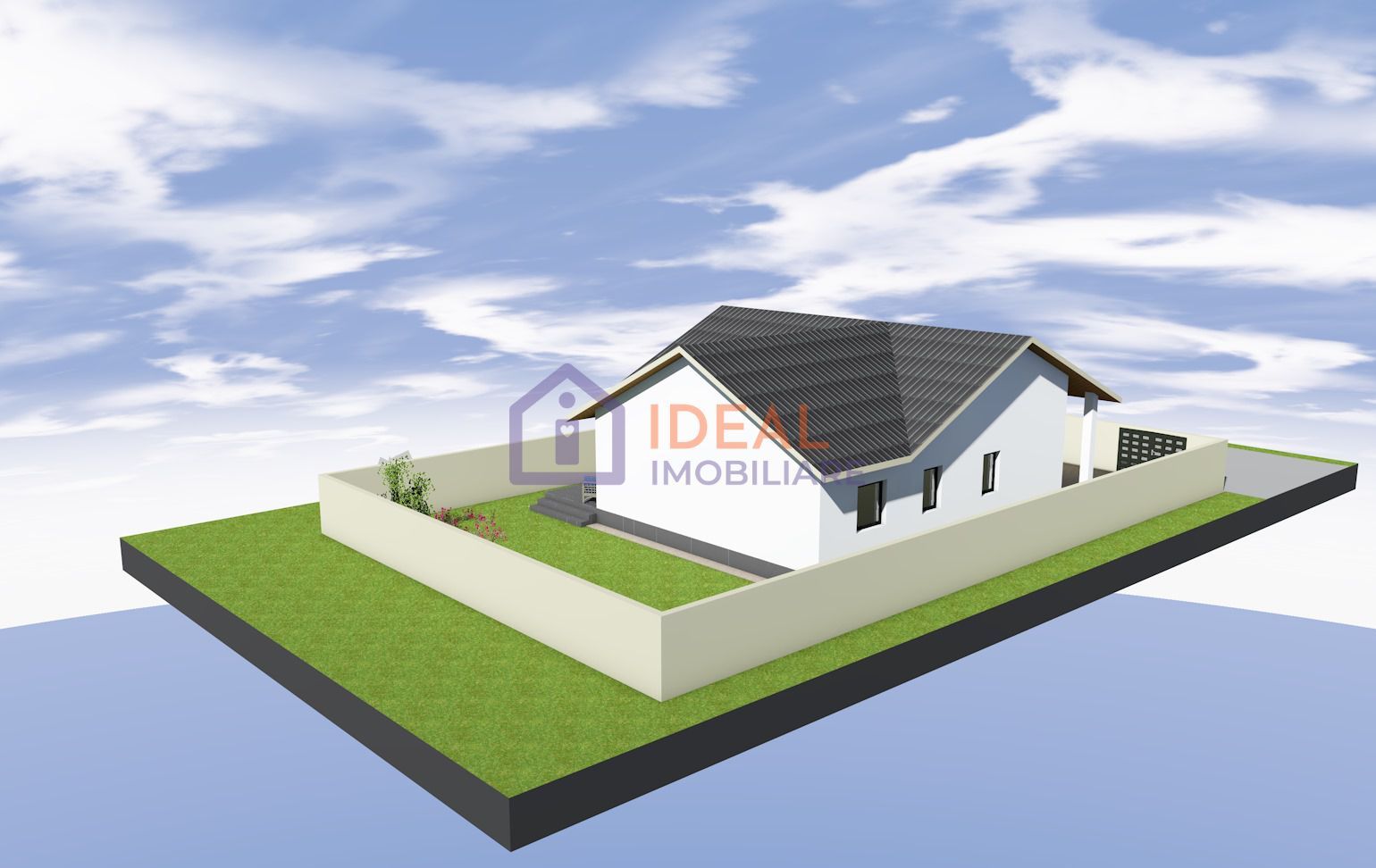 Casa Individuala pe un singur nivel cu 400 mp de teren, in Selimbar - Poză 4