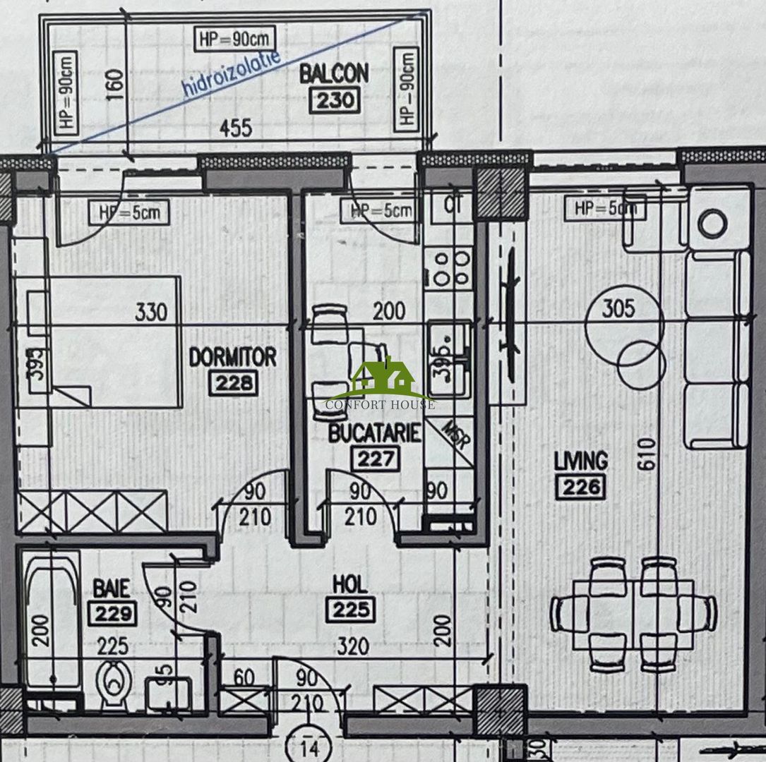 Apartament 2 camere, bloc nou, P+3, Ap.14, Et.2, Bl.6 - CP2462259 - Poză 6