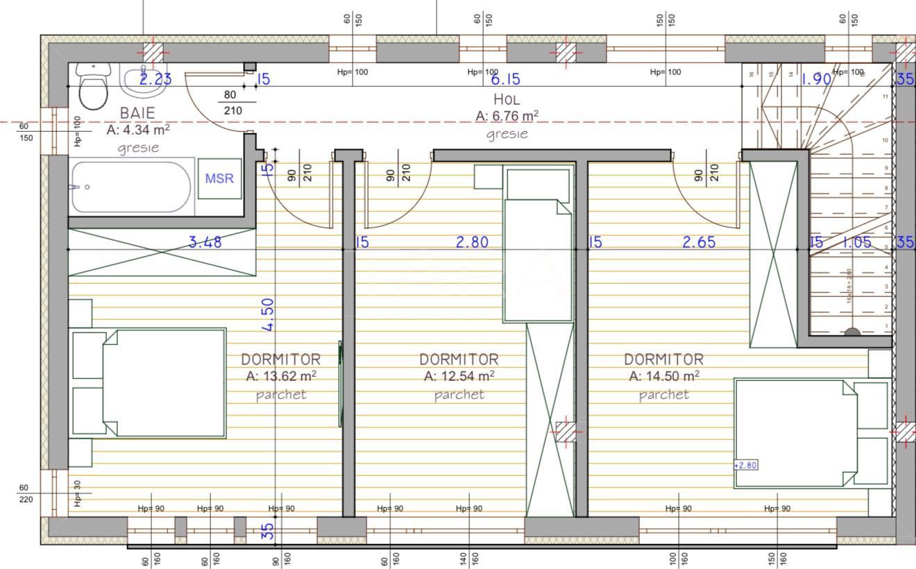 Duplex 126 mp utili, cu curte și parcare inclus, Florești, zona Terra. - Poză 2