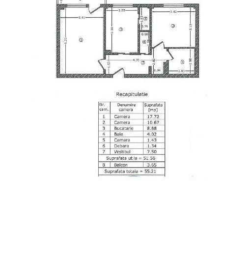 Apartament Luminos, 2 camere, Parcul Tineretului. Parcare. - Poză 16