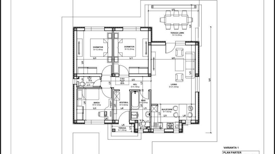 CASA INDIVIDUALA - 4 CAMERE, 333 MP TEREN,PARTER + POD, COMISION 0% - Schiță 23
