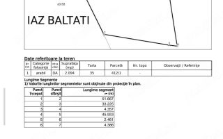 Teren intravilan 2.094 mp în Bălțați, județul Iași, lângă DN 28 / E583, cu utilități pe proprietate și acces la iaz - Poză 2