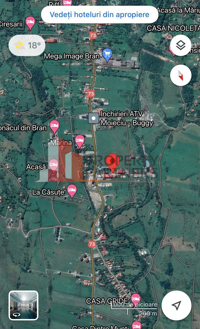 Teren la intrarea in Bran la strada principala - Poză 4