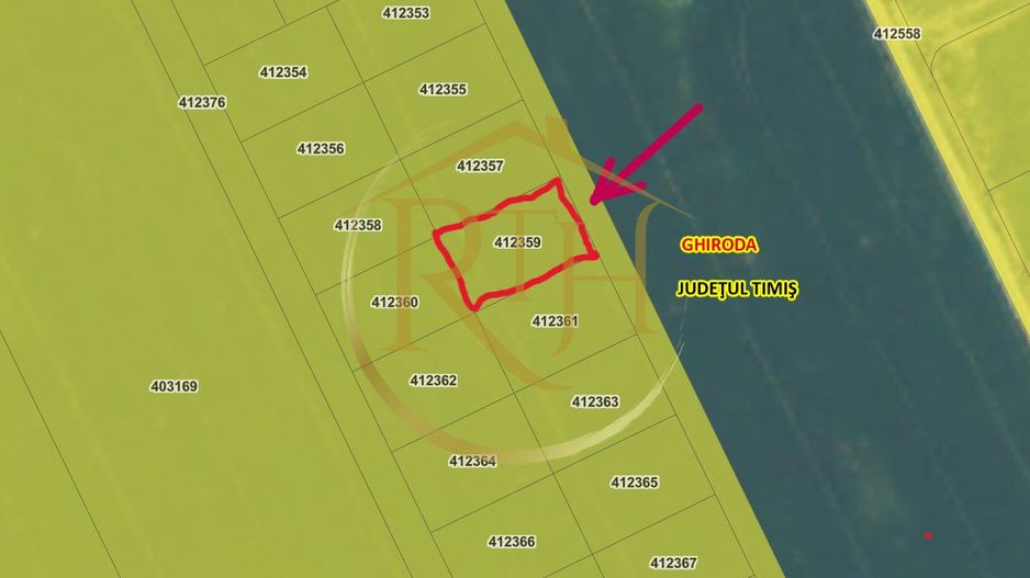 🌿 Teren de vânzare în Ghiroda cu toate utilitatile trase – Zona Bistra - Poză 1