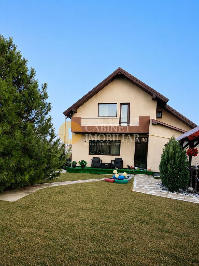 Casă modernă de vânzare – 5 camere, P+M, 180 mp, teren 530 mp (construcție 2018) - Poză 1