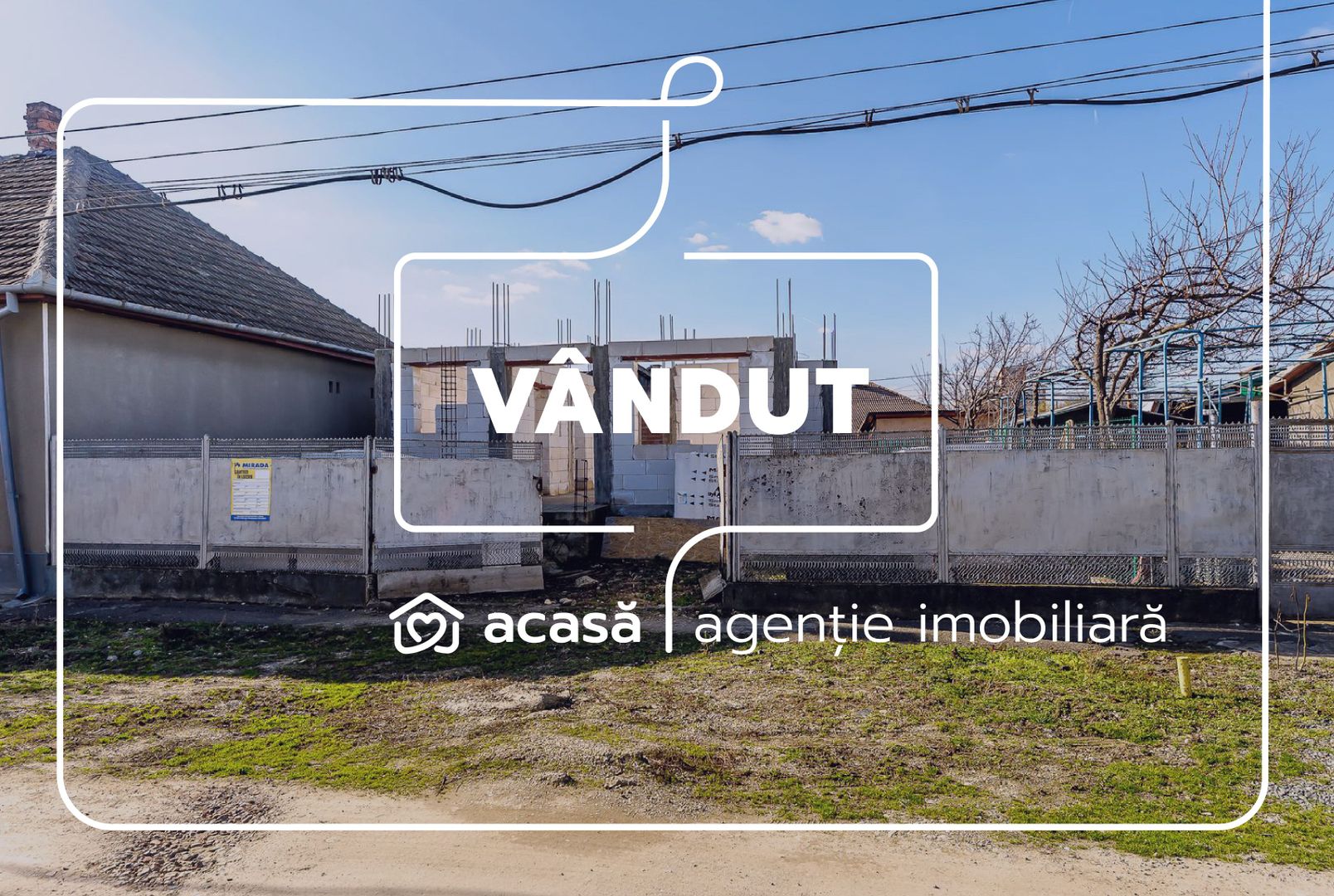 Rezervat! - Casă în stadiul de construcție, 6 Vânători - Poză 1