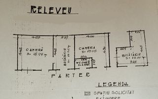 Unic! Apartament 3 camere cu gradina in centrul Clujului! - Schiță 9