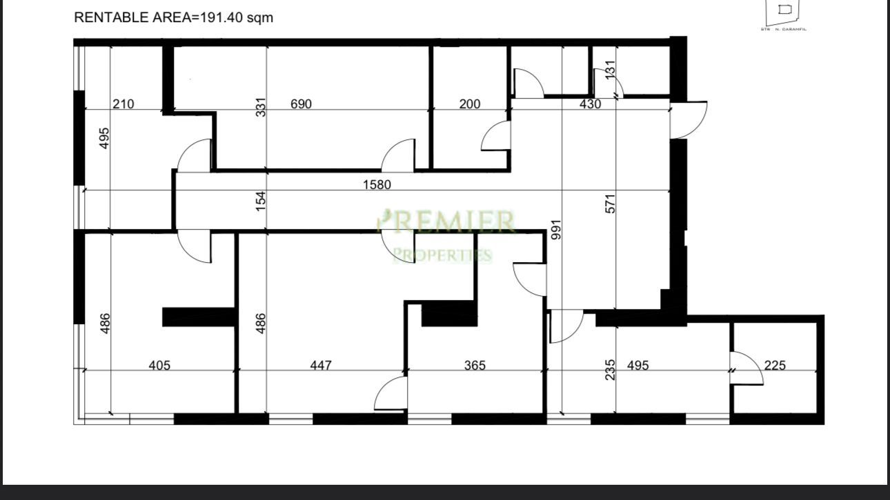 Spatiu de birouri 191 mp Aviatiei/ Nicolae Caramfil - Poză 1