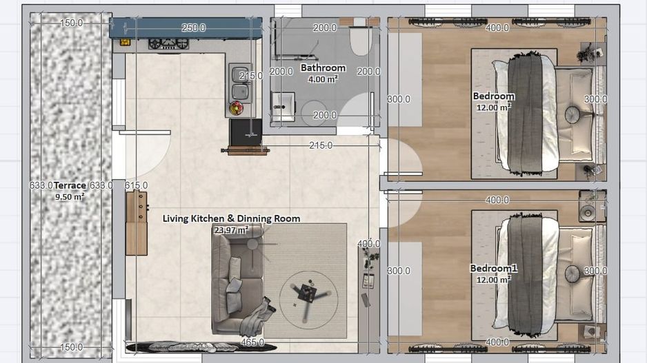 Casă Modernă la Comandă în Sanpetru – Stil de Viață Confortabil lângă - Poză 2