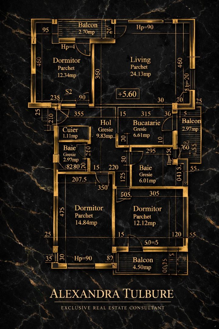 Apartament 4 camere | 90 mp | etaj intermediar | garaj | Europa - Poză 17