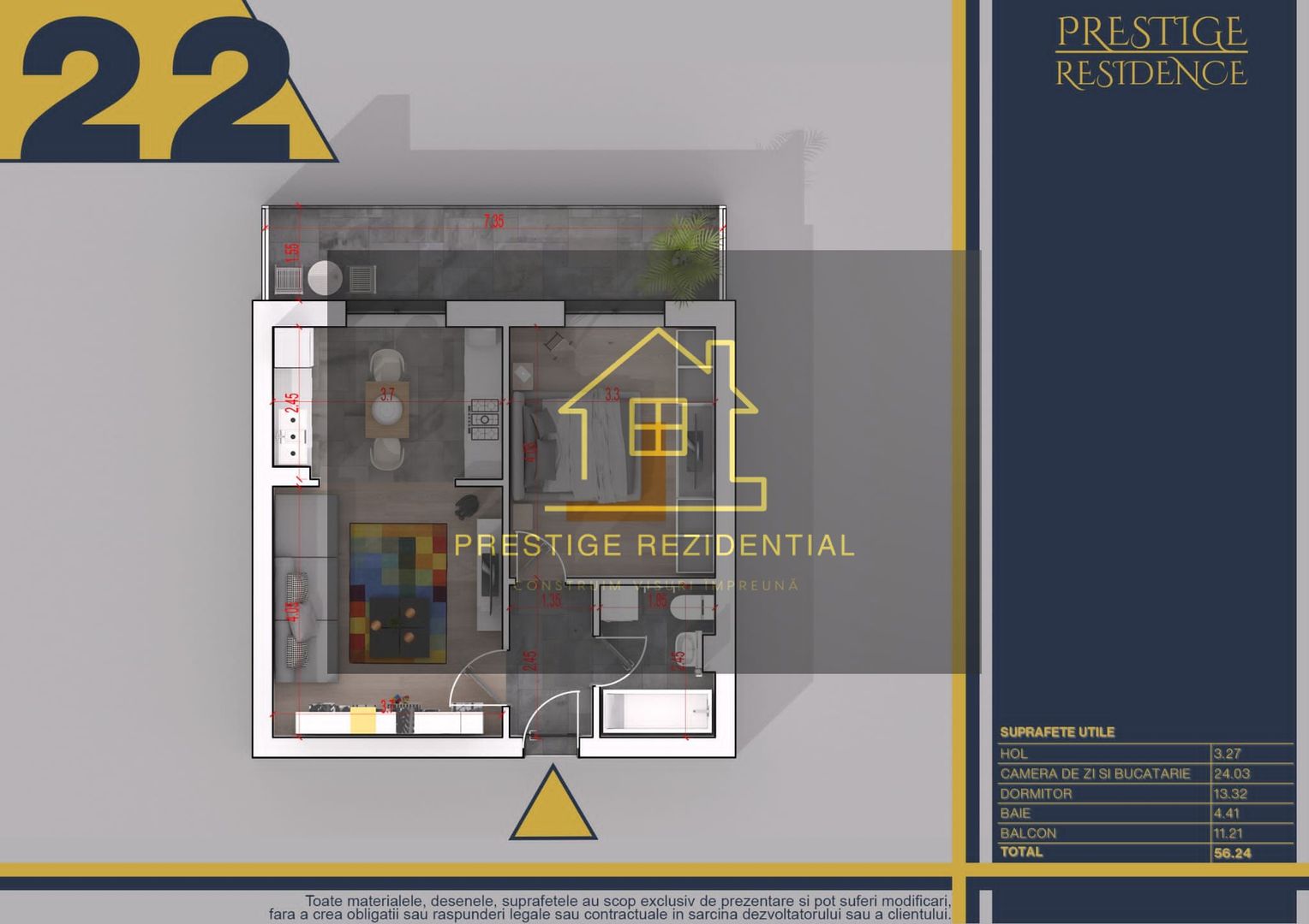 Apartament 2 cam,Finalizat, Direct Dez , Comision 0, Metrou 12 min - Poză 3