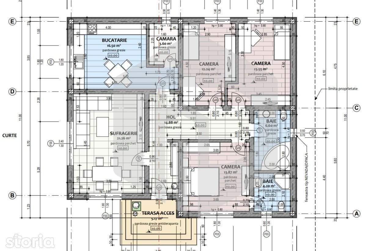 Casa pe un singur nivel | 4 Camere | 500 mp Teren | Cristian - Poză 1