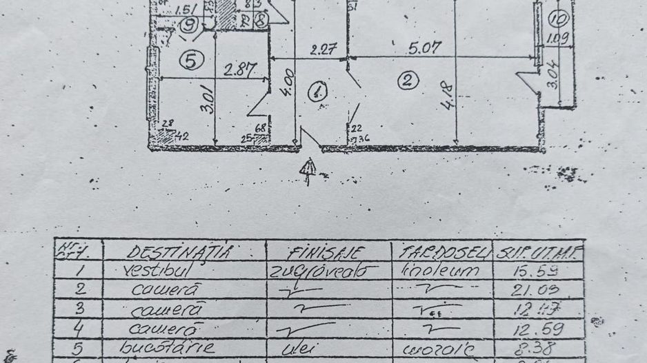 APARTAMENT 3 CAMERE | BANEASA | MOBILAT + UTILAT - Schiță 28
