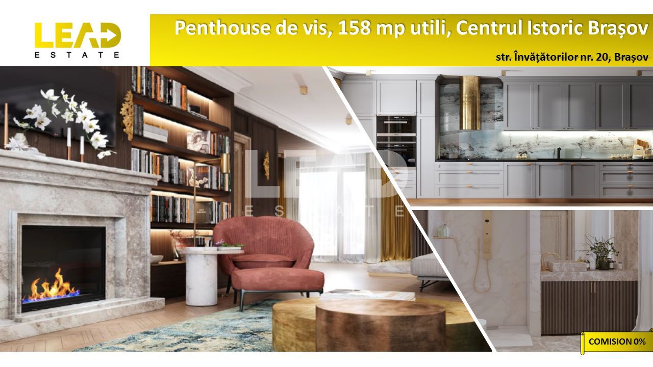 Lux si intimitate! Penthouse 158 mp, Centrul Istoric, Brasov - Poză 5