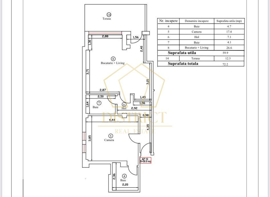 Apartament superb cu 2 camere și grădină I Giroc - Poză 10