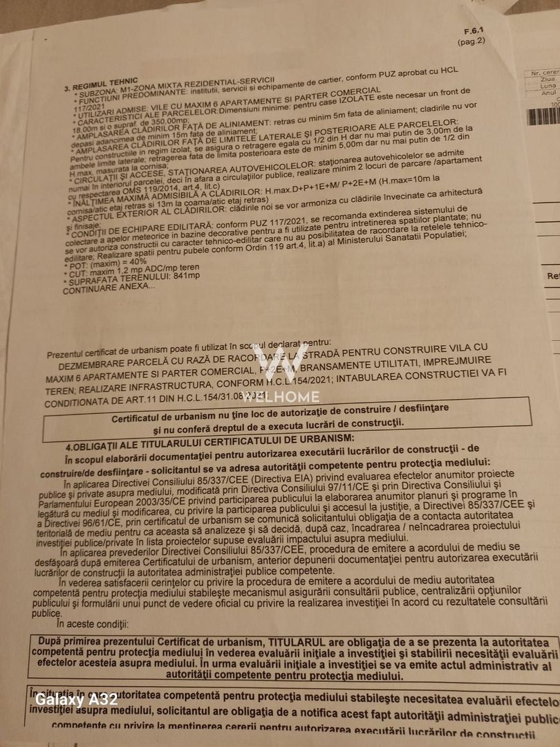 Teren intravilan constructii locuinte colective, Cisnadie - Sibiu - Poză 2