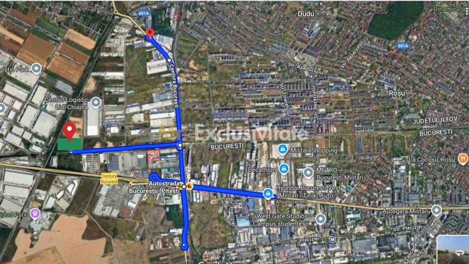 Teren industrial generos situat in zona industriala Chiajna, Carrefour Militari - Poză 4