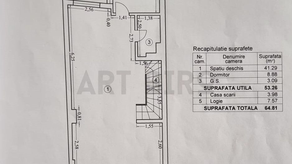 Zero comision, 308mp birou creativ Arcul de Triumf, mobilat si echipat - Schiță 29