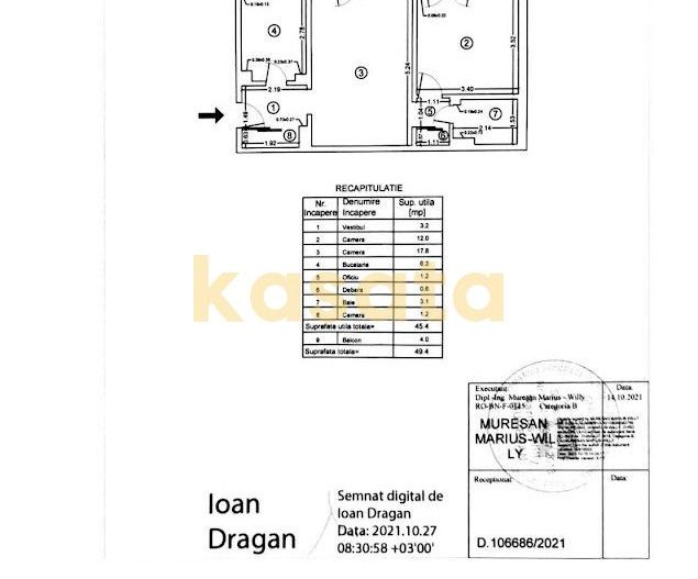 2 camere, renovat, etaj 7 – vedere panoramică către Lacul IOR - Poză 11