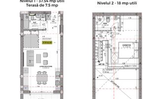 Penthouse 2 camere,  2 bai, aer conditionat (NCL-33D-Mi-ap11) - Poză 13
